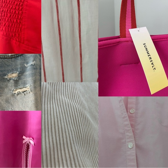 Abercrombie & Fitch Cut Off Shorts in Medium Wash - Picture 8 of 9